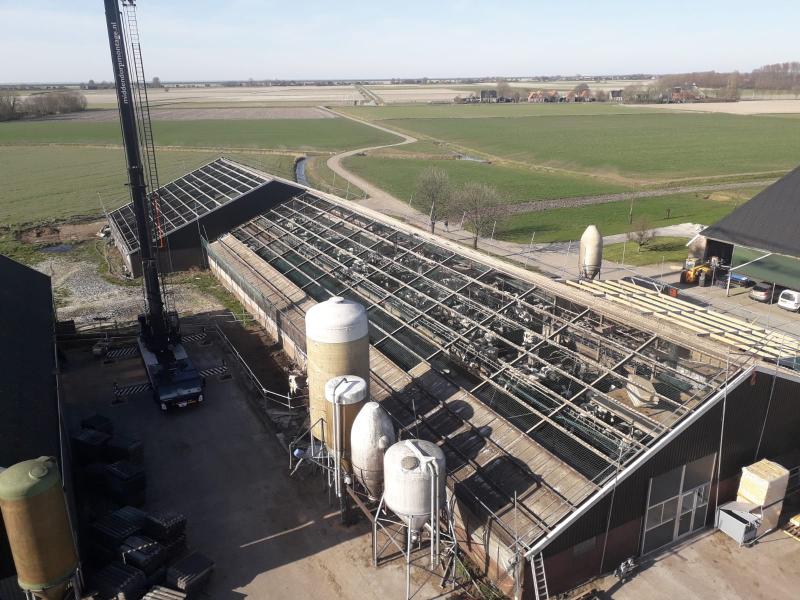 golfplaten ligboxenstal 